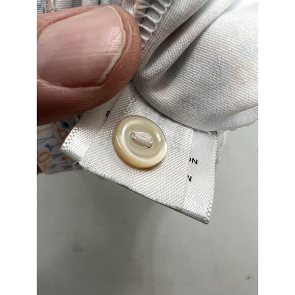 Peter Millar Summer Comfort Polo Shirt Mens L Blue Orange Cocktail Mixed Drinks - Picture 6 of 10